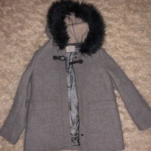 Gray winter coat